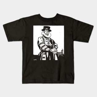 Yeoman Warder or Beefeater Kids T-Shirt